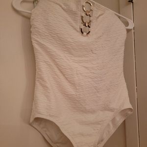 Michael Kors ONE-PIECE SWIMSUIT - WHITE